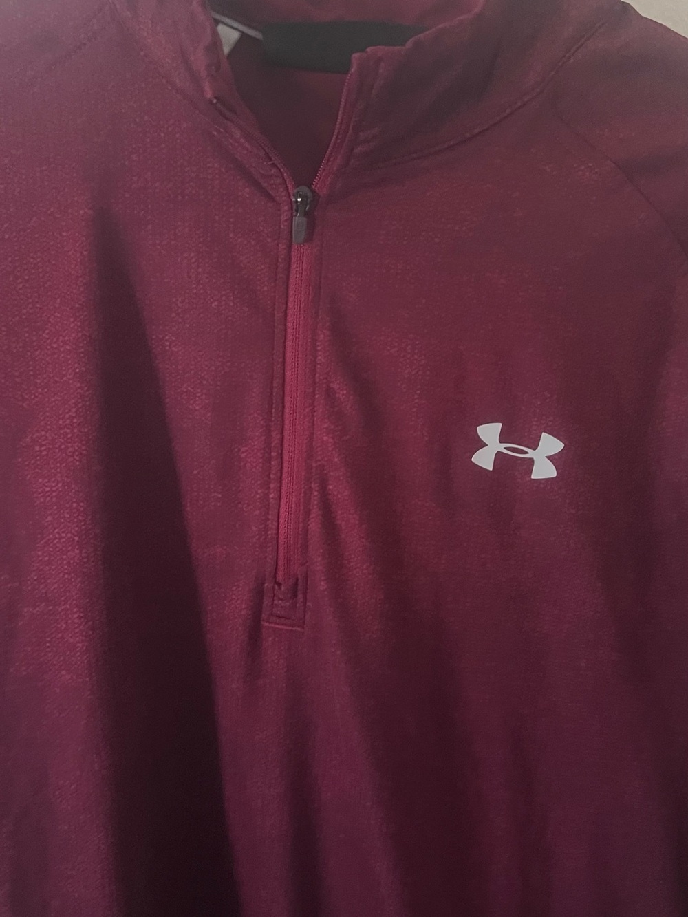 Under Armour Burgundy 1/4 Zip Pullover